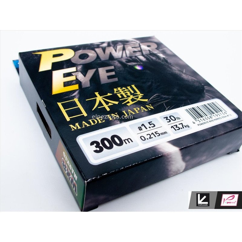 Trenzado Tailwalk Power Eye WX8 Multicolor 300 m – Suavidad y Control