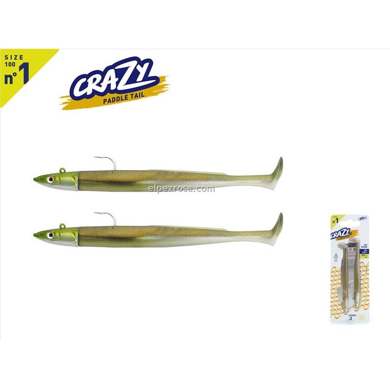 Crazy Paddle Tail 100 Doble Combo Shore 10 g Fiiish