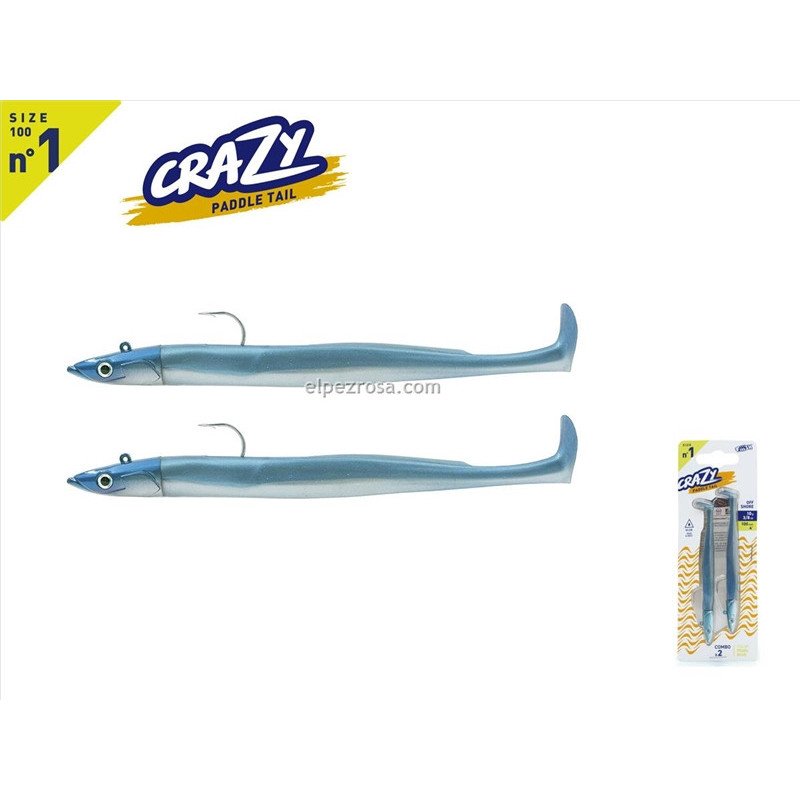 Crazy Paddle Tail 100 Doble Combo Shore 10 g Fiiish