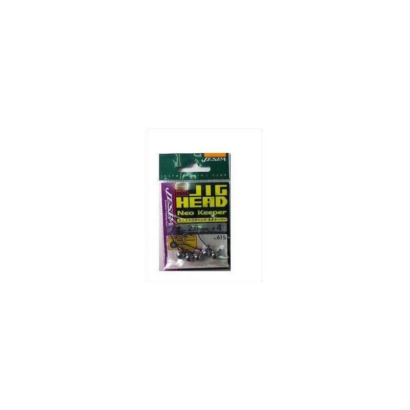 YARIE Jespa Mini Jig Head Neo Keeper 2g #4 | Pack 5 uds