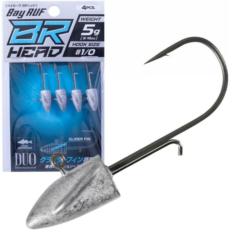 DUO Bay Ruf BR Head – Jig Head Híbrido para Lubina y Darting