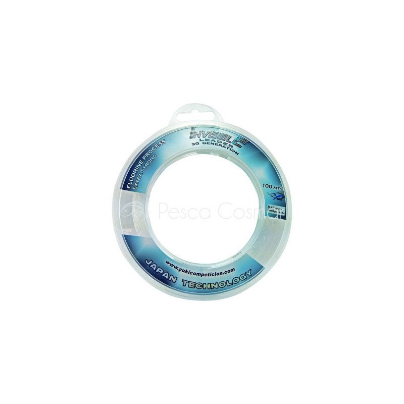 Yuki 3G Invisible | Hilo Fluorine de Alta Invisibilidad para Pesca