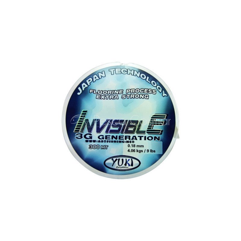 Yuki 3G Invisible | Hilo Fluorine de Alta Invisibilidad para Pesca