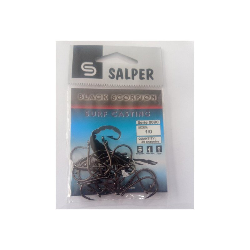 Anzuelo Sode Ring Black Scorpion | Alta Precisión y Penetración Láser